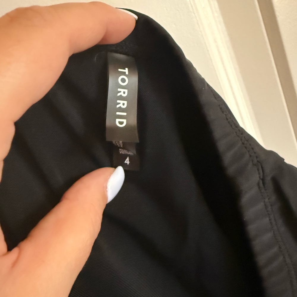 Torrid Black Lace-Up Bikini - Picture 3 of 3